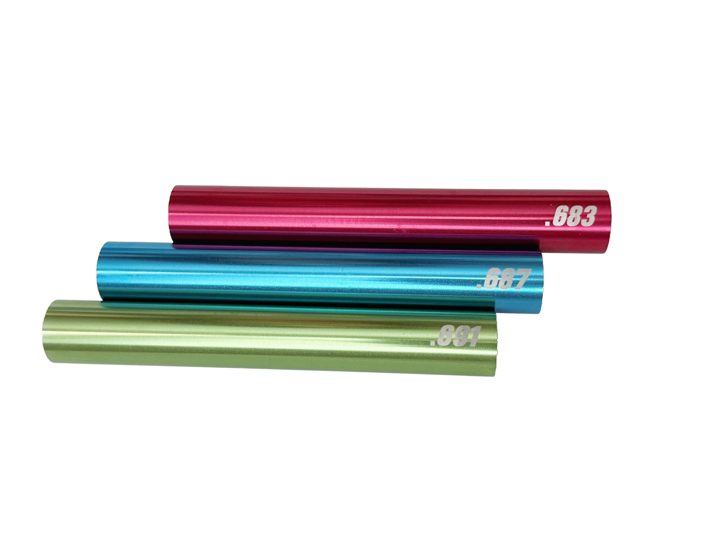 Red Blue and Green Barrel Inserts